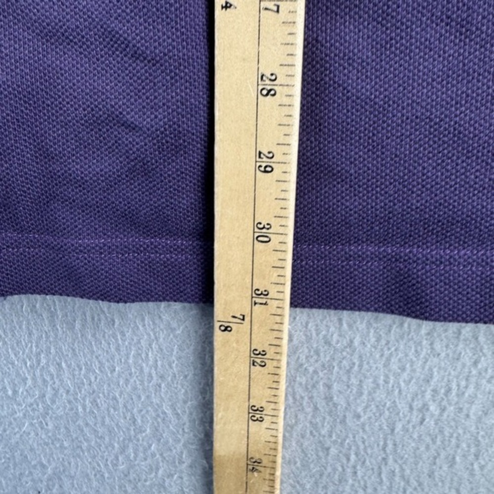 Tommy Hilfiger Rugby Shirt Mens Large Green Cotton 90s Long Sleeve Polo‎ - Picture 13 of 14